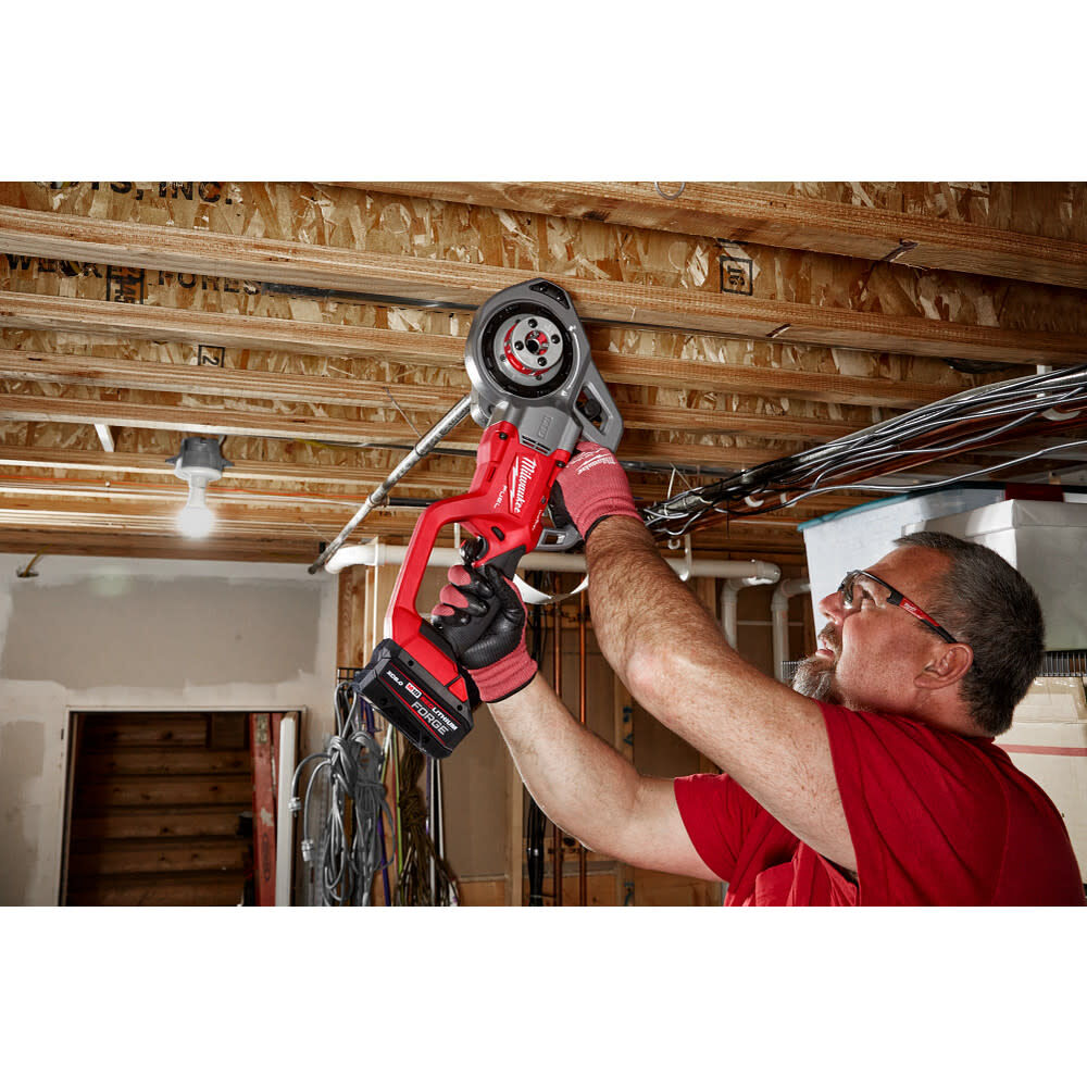 Milwaukee M18 FUEL Compact Pipe Threader ONE KEY with 1/2inch - 1 1/4inch Die Heads, large image number 11