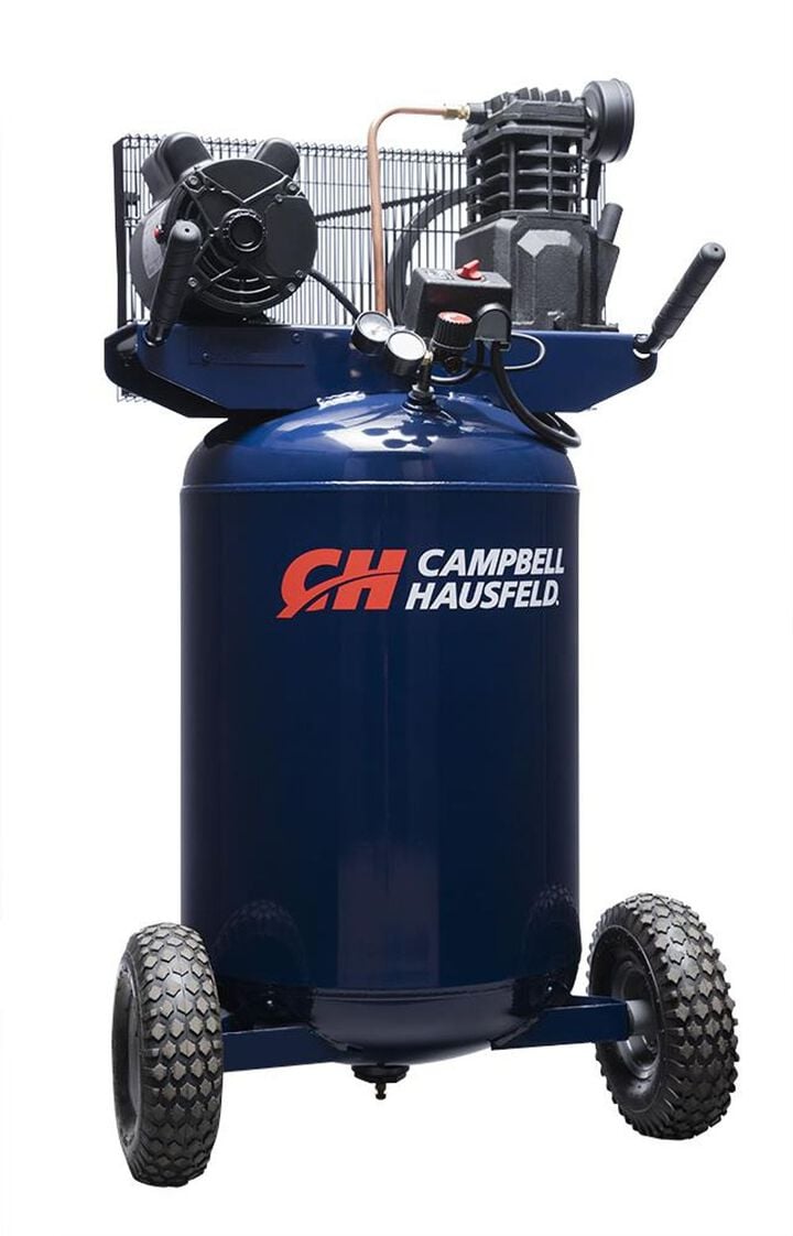 Campbell Hausfeld 30 Gallon Twin VT4800 Pump 135 PSI 120/240V Vertical Portable Air Compressor, large image number 2