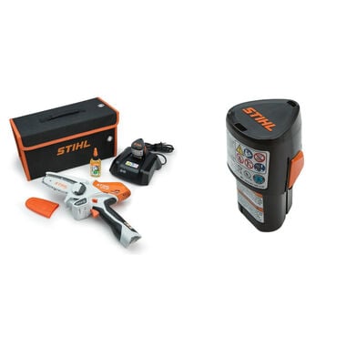 Stihl GTA 26 Garden Pruner with Battery & Charger Kit, AS 2 Battery Bundle