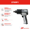 Ingersoll Rand 1/2 Inch Pistol Pin Air Impact Wrench 600 Ft-Lb, small image number 3