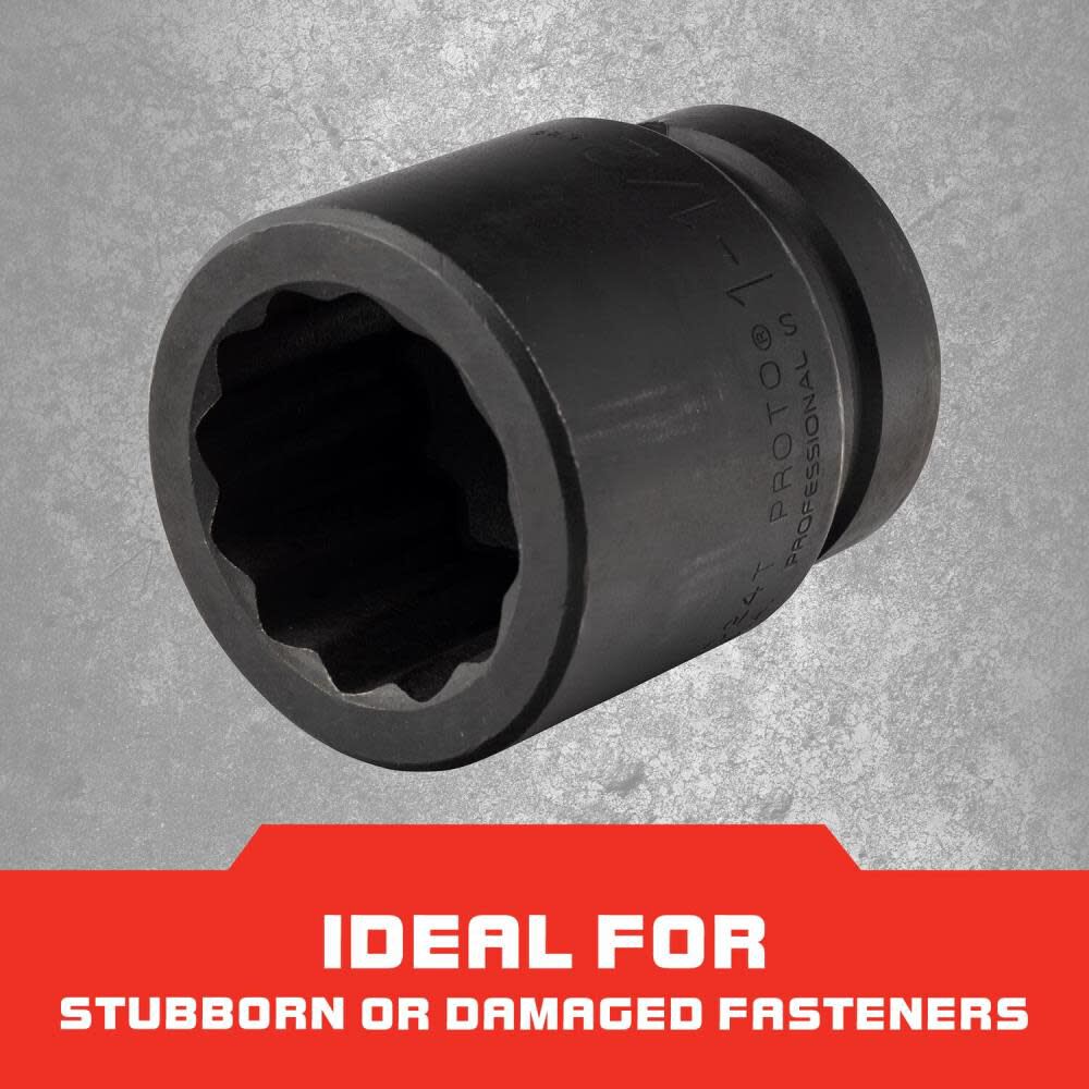 Proto 1in Drive Impact Socket 1-1/2in - 12 Point, large image number 4