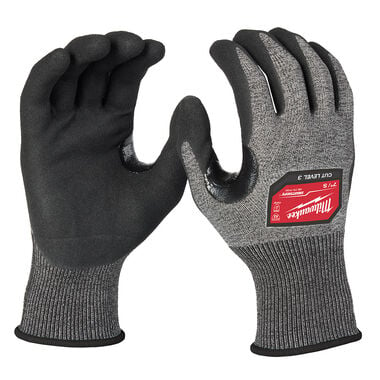 Milwaukee Cut Level 3 High-Dexterity Nitrile Dipped Gloves