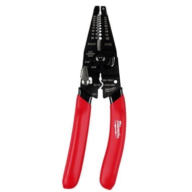 Milwaukee Multi-Purpose Dipped Grip Wire Stripper & Cutter with Reinforced Head