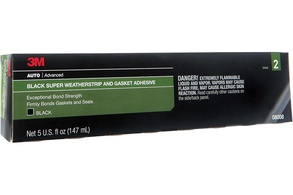 3M Bondo 5 Oz Tube Super Weatherstrip and Gasket Adhesive, Black, large image number 2