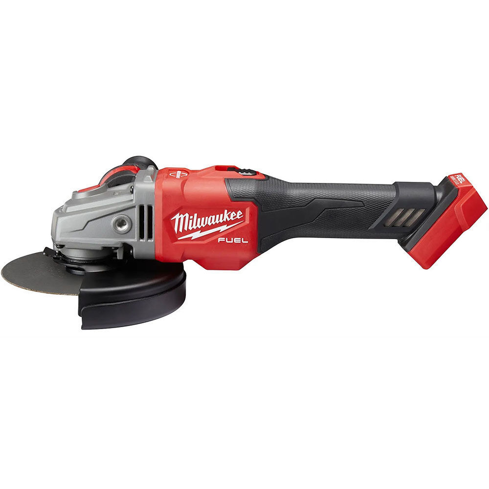 Milwaukee M18 FUEL 4-1/2 in.-6 in. Lock-On Braking Grinder with Slide Switch (Bare Tool), large image number 1