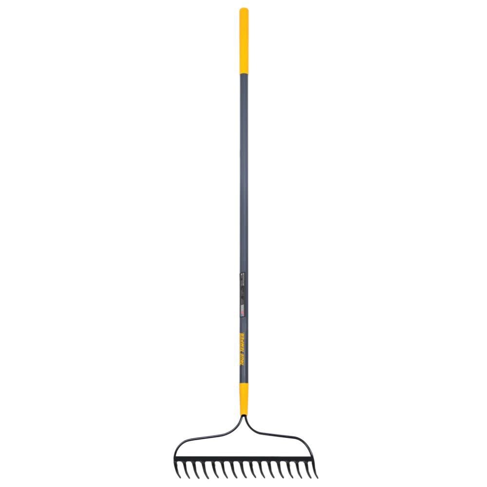 True Temper 16-Tine Welded Bow Rake with Fiberglass Handle – 2811500