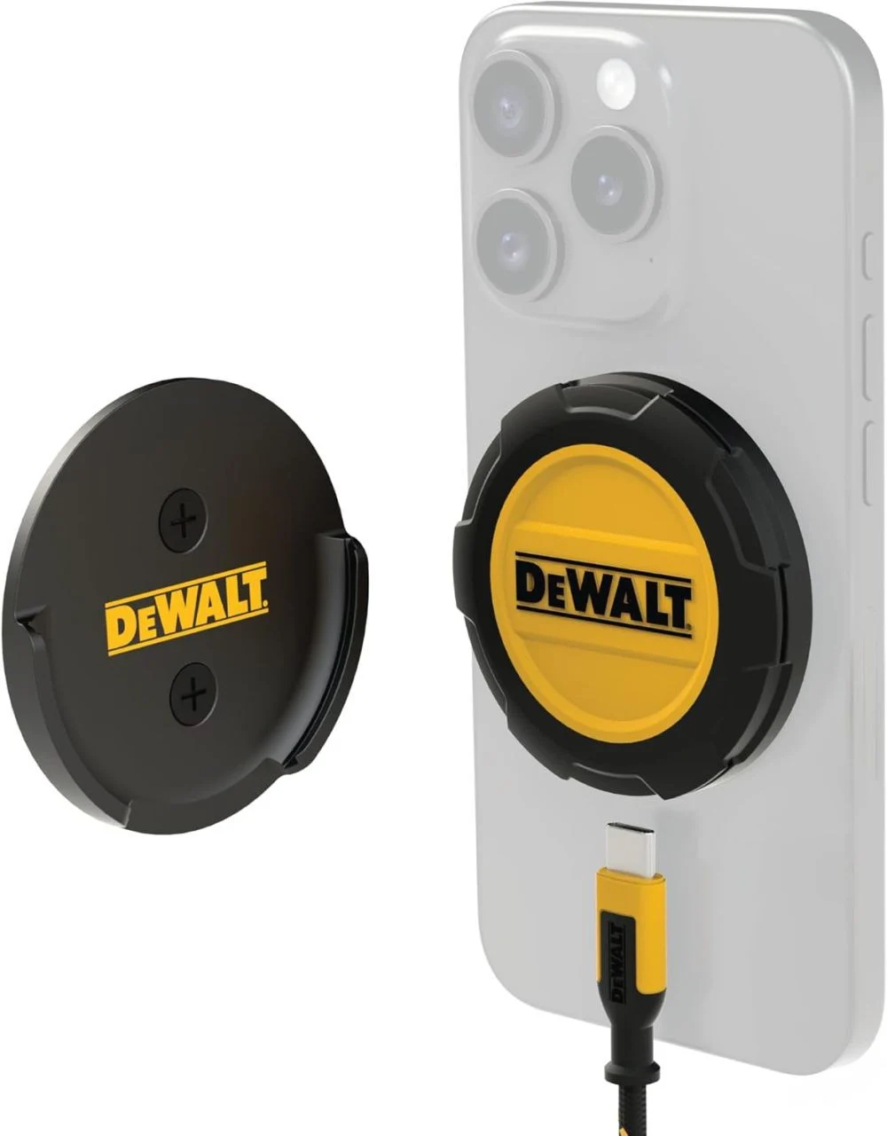 DEWALT 15W 9V Wall-Mountable Magnetic Wireless Charger, large image number 1