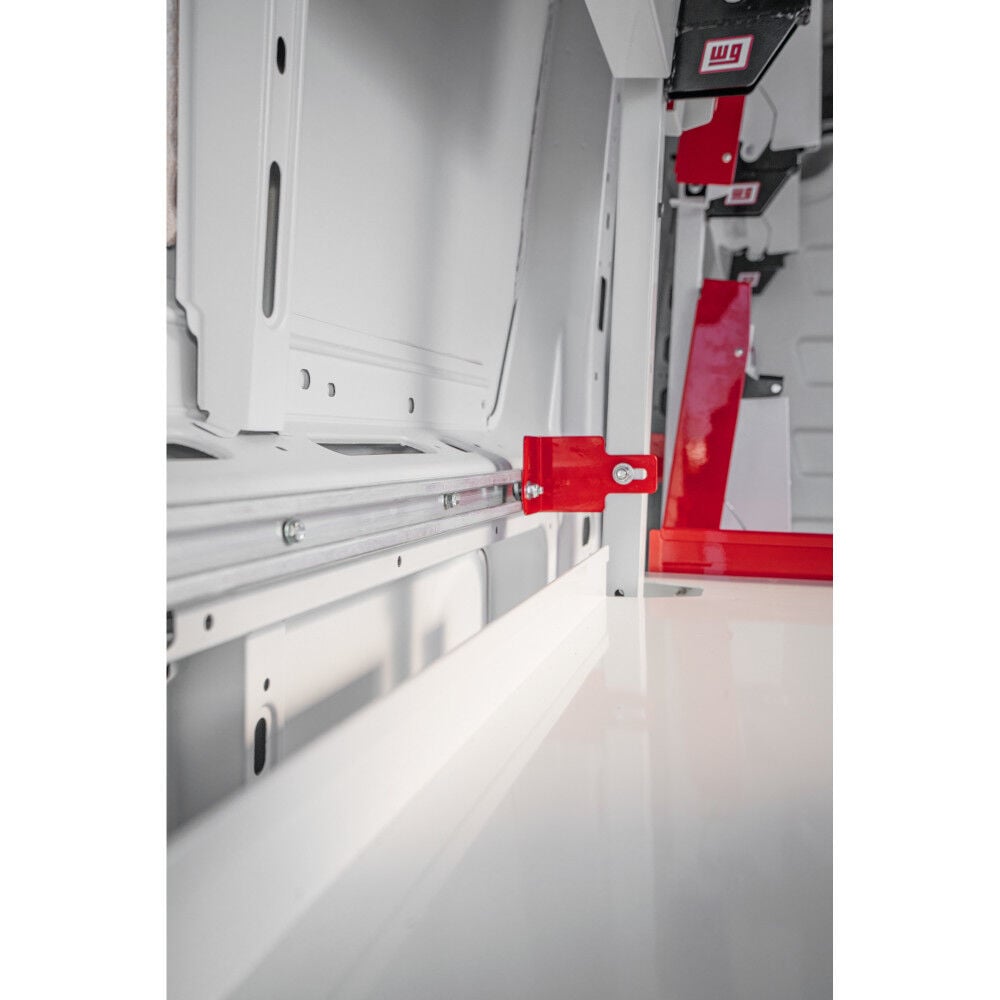 Weather Guard Folding Shelf Mounting Rails, RAM ProMaster 136 Inch Wheelbase Passenger and Driver Rear, large image number 2