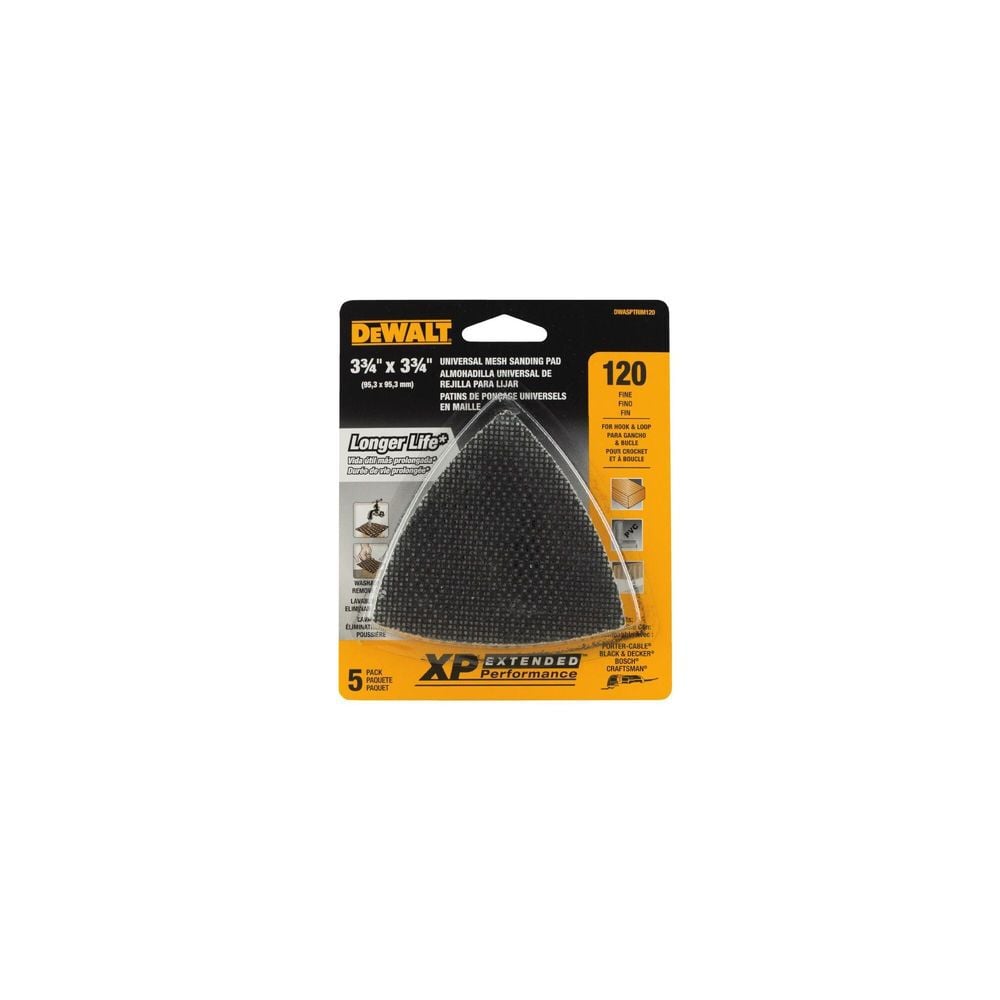 DEWALT Mesh Oscillating Triangle 120 Grit (5 PACK), large image number 6