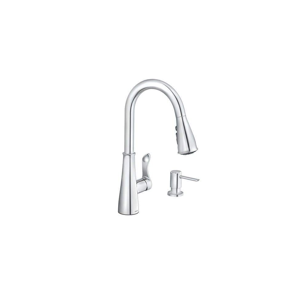 Moen Hadley Kitchen Faucet Chrome 1 Handle Pulldown - 87245