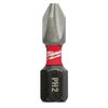 Milwaukee SHOCKWAVE Impact Phillips #2 Insert Bits (25-Piece Contractor Pack), small