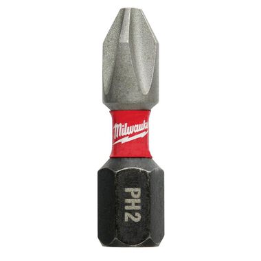 Milwaukee SHOCKWAVE Impact Phillips #2 Insert Bits (25-Piece Contractor Pack), large image number 0