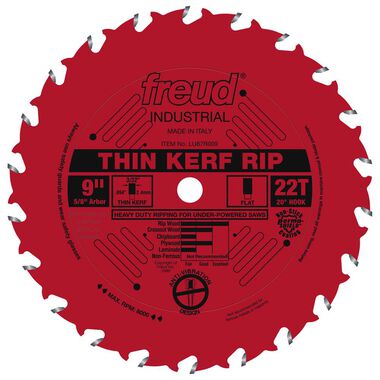 Freud 9in Thin Kerf Rip Blade with Perma-SHIELD Coating, large image number 0