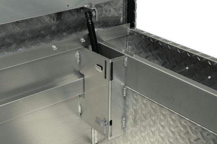 Weather Guard Saddle Truck Tool Box Aluminum Full Extra Wide Clear, large image number 6
