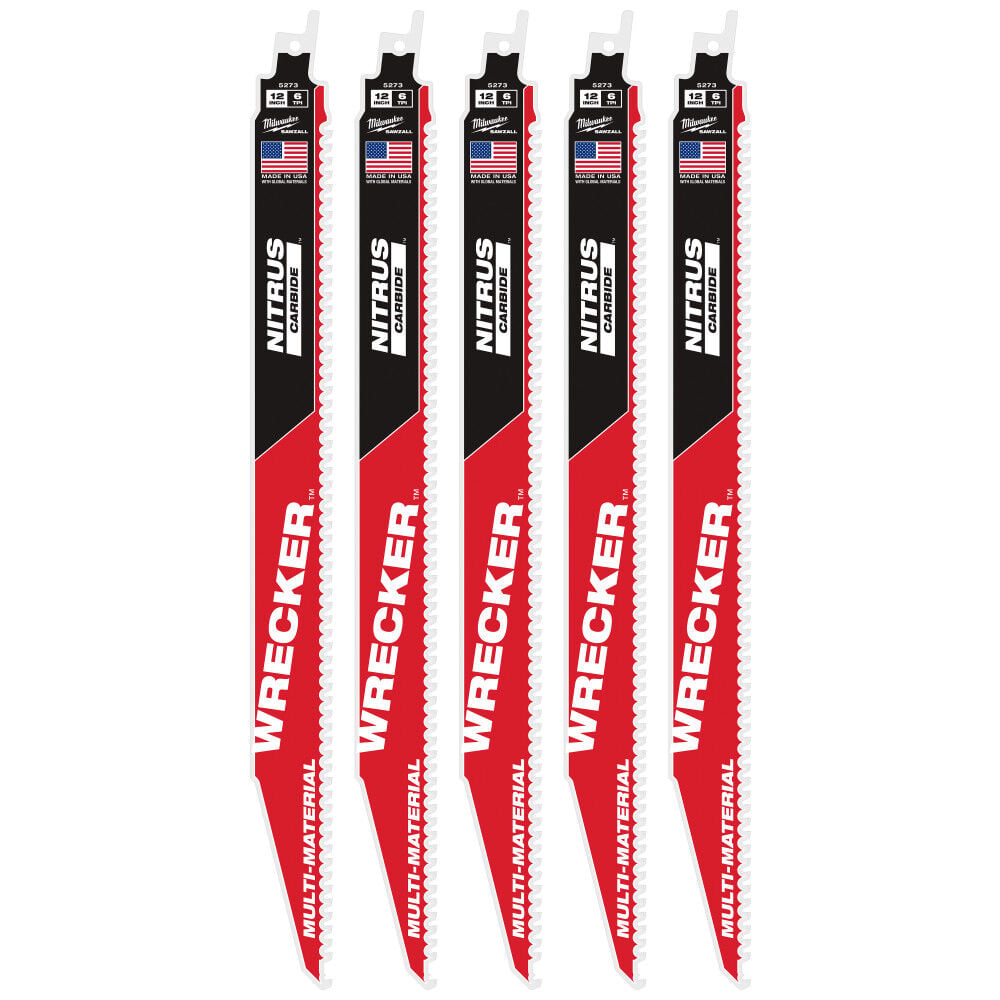 Milwaukee 12inch WRECKER with NITRUS CARBIDE 5Pk, large image number 1