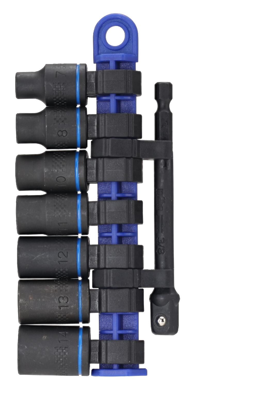 Wiha 3/8 Inch Drive Metric Impact Socket Set, 8 Pieces, large image number 4