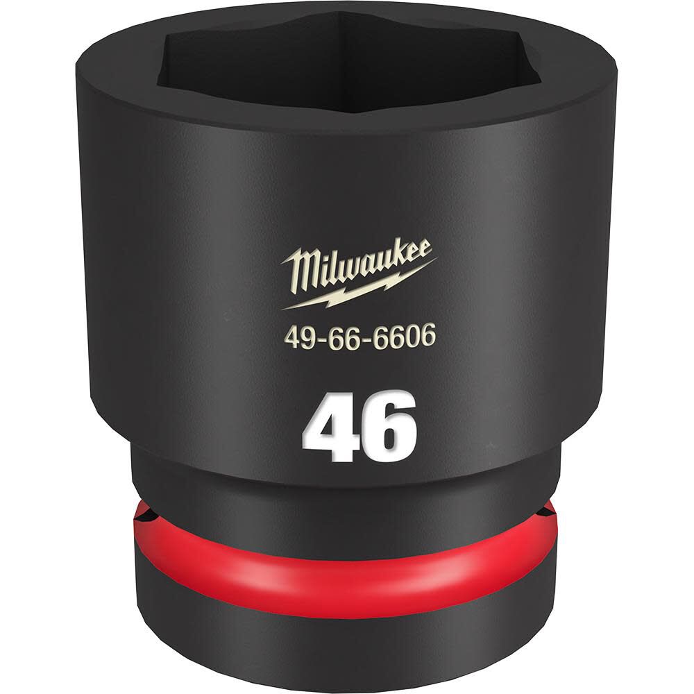 Milwaukee Impact Socket 1in Drive 46mm Standard 6 Point, large image number 1