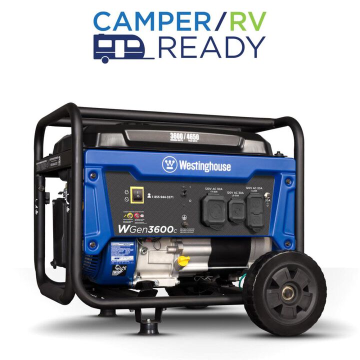 Westinghouse Outdoor Power 3,600 Watt Gas Powered 49-State Portable Generator with CO Sensor
