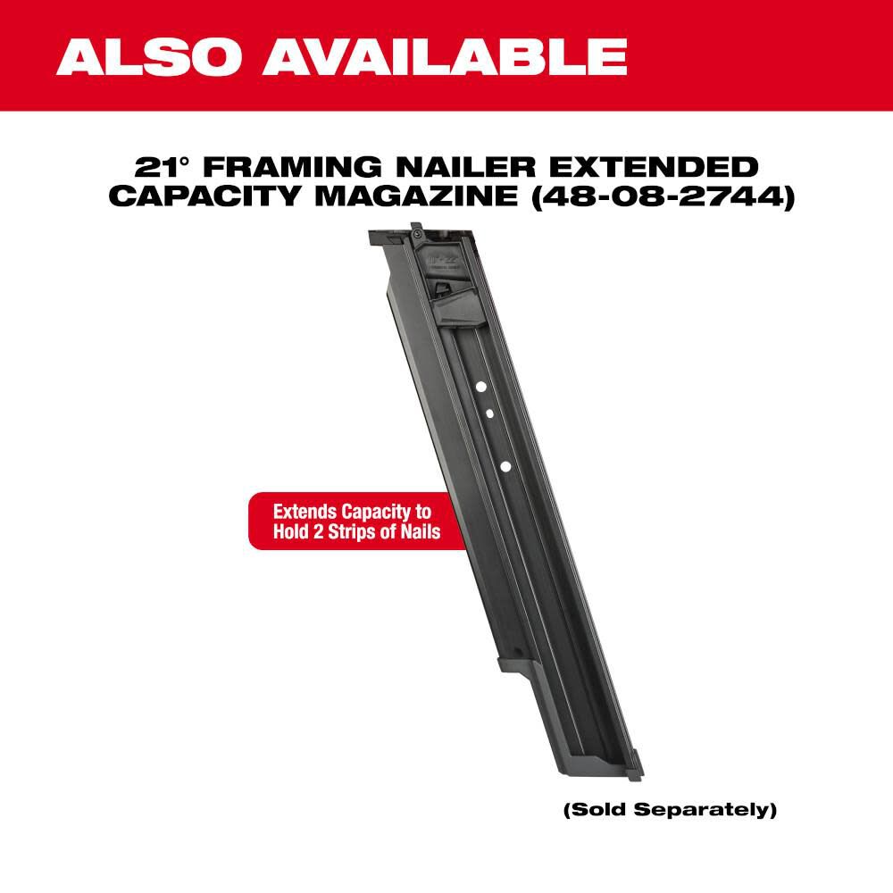 Milwaukee M18 Fuel 21 Degree Framing Nailer Bare Tool Reconditioned 2744 80 Sansujyuku sansujyuku.com