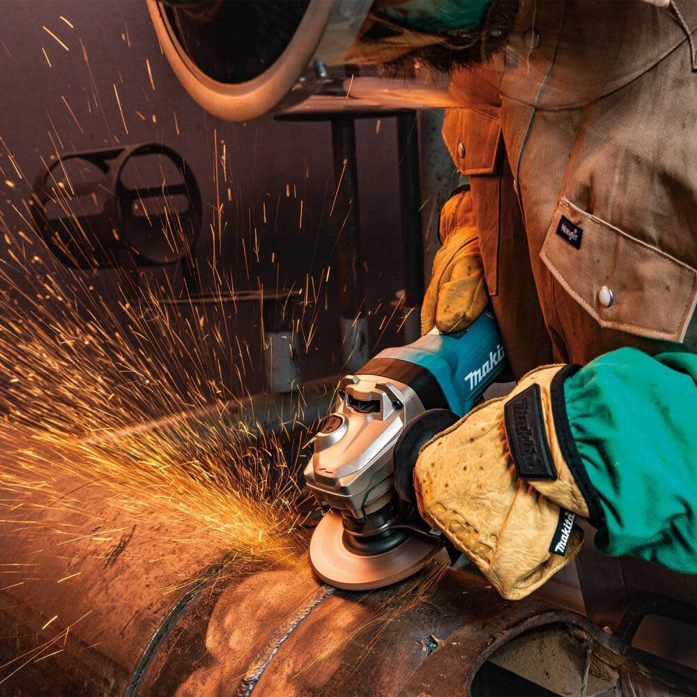 Makita 5 in SJS II High-Power Angle Grinder, Paddle Switch