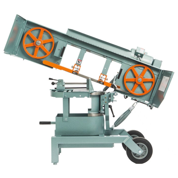 Ellis 10 Ft. 1HP Electric Mitre Band Saw, 2 Roller Support Stand Bundle, large image number 3