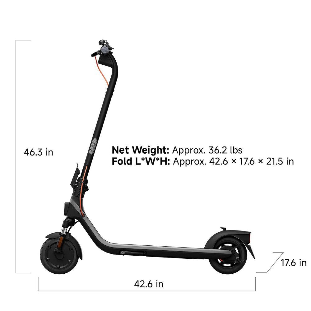Segway E2 Plus II Electric Scooter 5 MPH Black, large image number 5