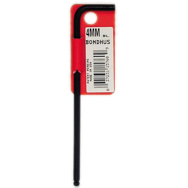 Bondhus Protanium High Torque Steel Hex L Wrench 2mm x 3.2in, large image number 0