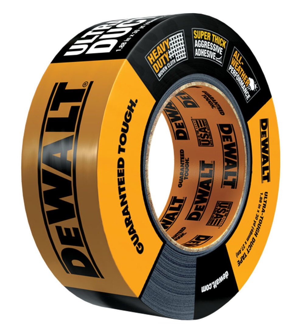 DEWALT Ultra Tough Duct Tape 1.88in x 30yd Black, large image number 2