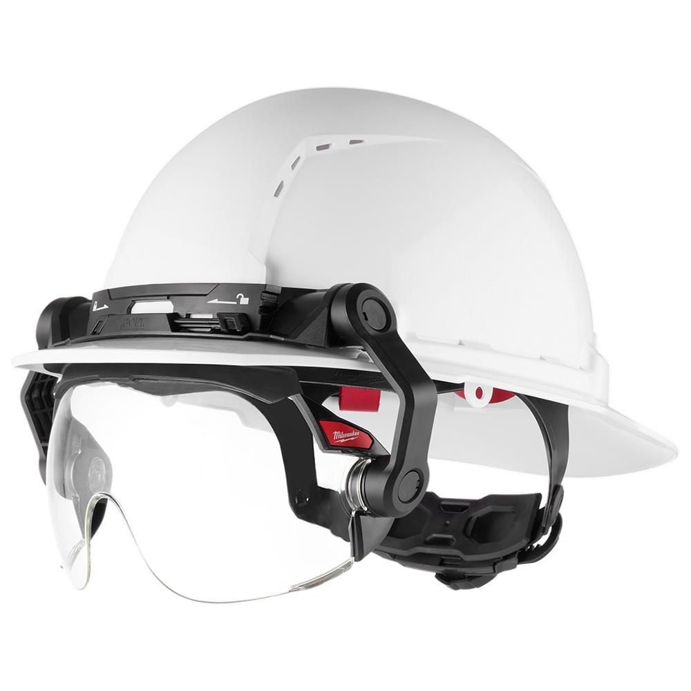 Milwaukee BOLT Gasketed Eye Visor - Clear Dual Coat Lens for BOLT Safety Helmets & BOLT Hard Hats, large image number 1