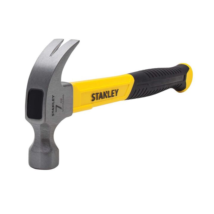 Stanley 7 oz Curve Claw Fiberglass Hammer, large image number 2