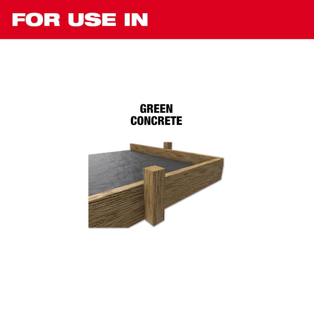 Milwaukee 6 Inch Green Segmented Rim Diamond Blade for Green Concrete, large image number 2