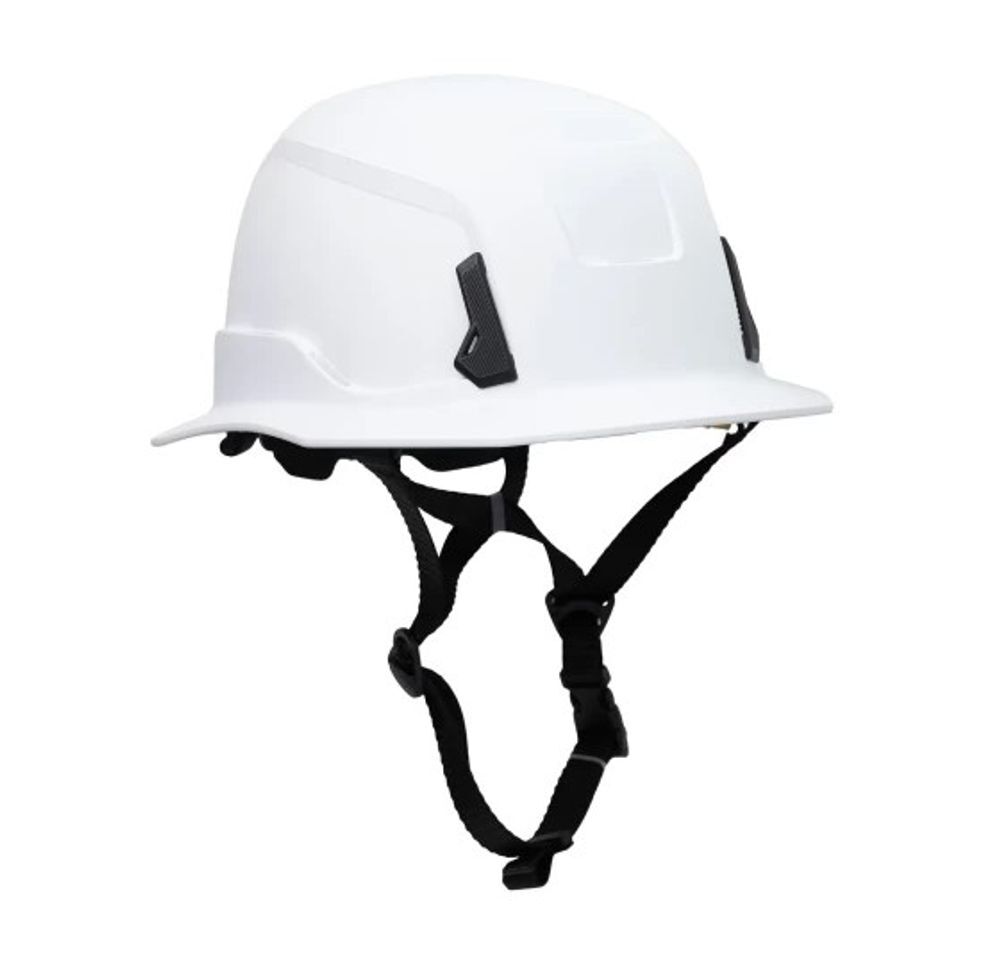 SECURIS Type II Class E Electrical Grade Full-Brim Hard Hat White, large image number 1