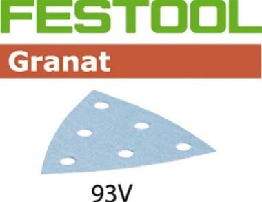 Festool Granat 93 mm Delta P220 Sanding Abrasives Pack Of 100