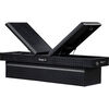Buyers Products Company 23x20x71 Inch Textured Matte Black Diamond Tread Aluminum Gull Wing Truck Box, small image number 5