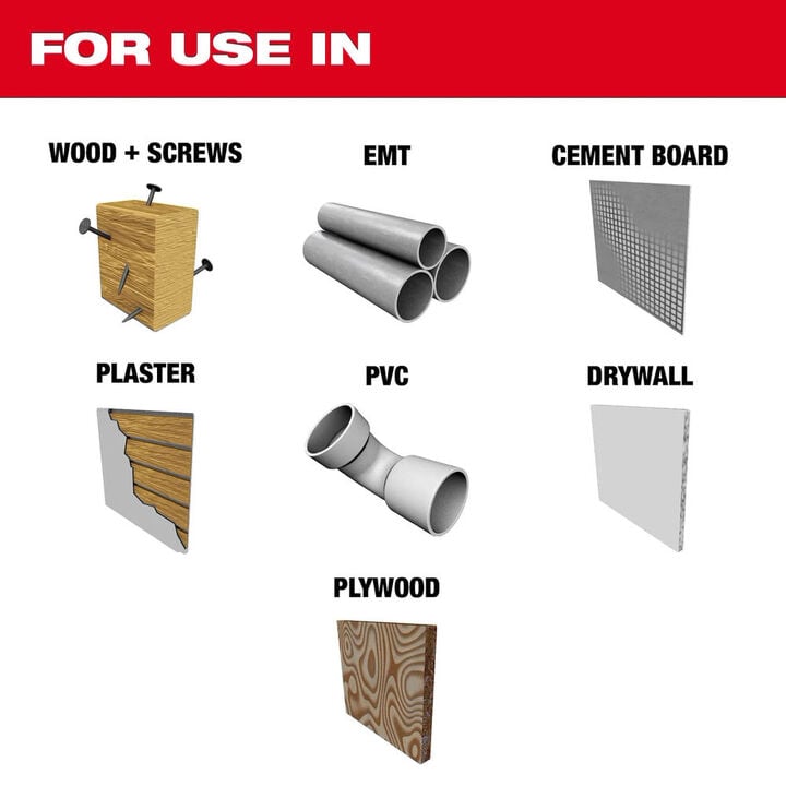 Milwaukee 1-3/8 Inch Carbide Oscillating Multi-Tool Blade Bundle, 20 Pieces, large image number 5