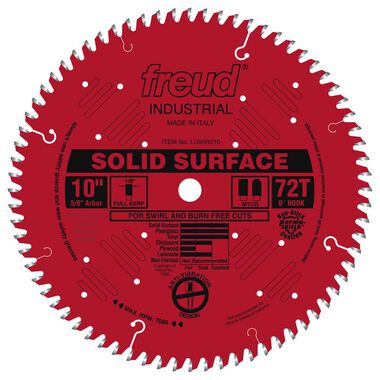 Freud 10in Solid Surface Blade, large image number 0