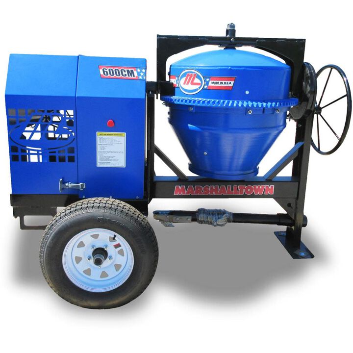 Marshalltown Mixer 600CM Honda Engine GX240 2in Ball Hitch