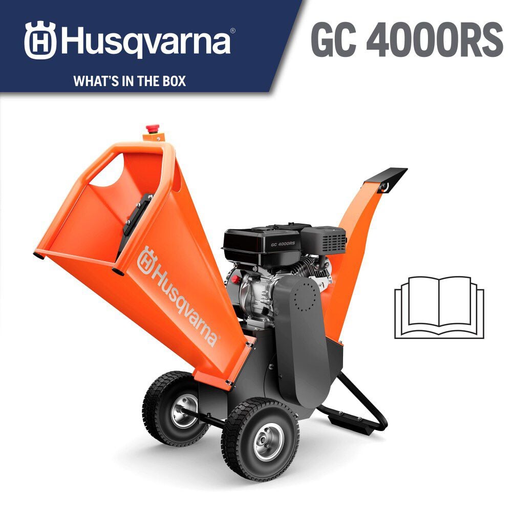 Husqvarna 4 Inch Gas Powered Wood Chipper 208 cc, large image number 10