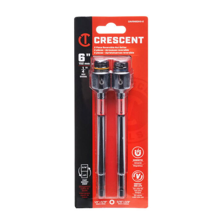 Crescent 6 Inch Reversible Nutsetter Set, 2 Pieces, large image number 4
