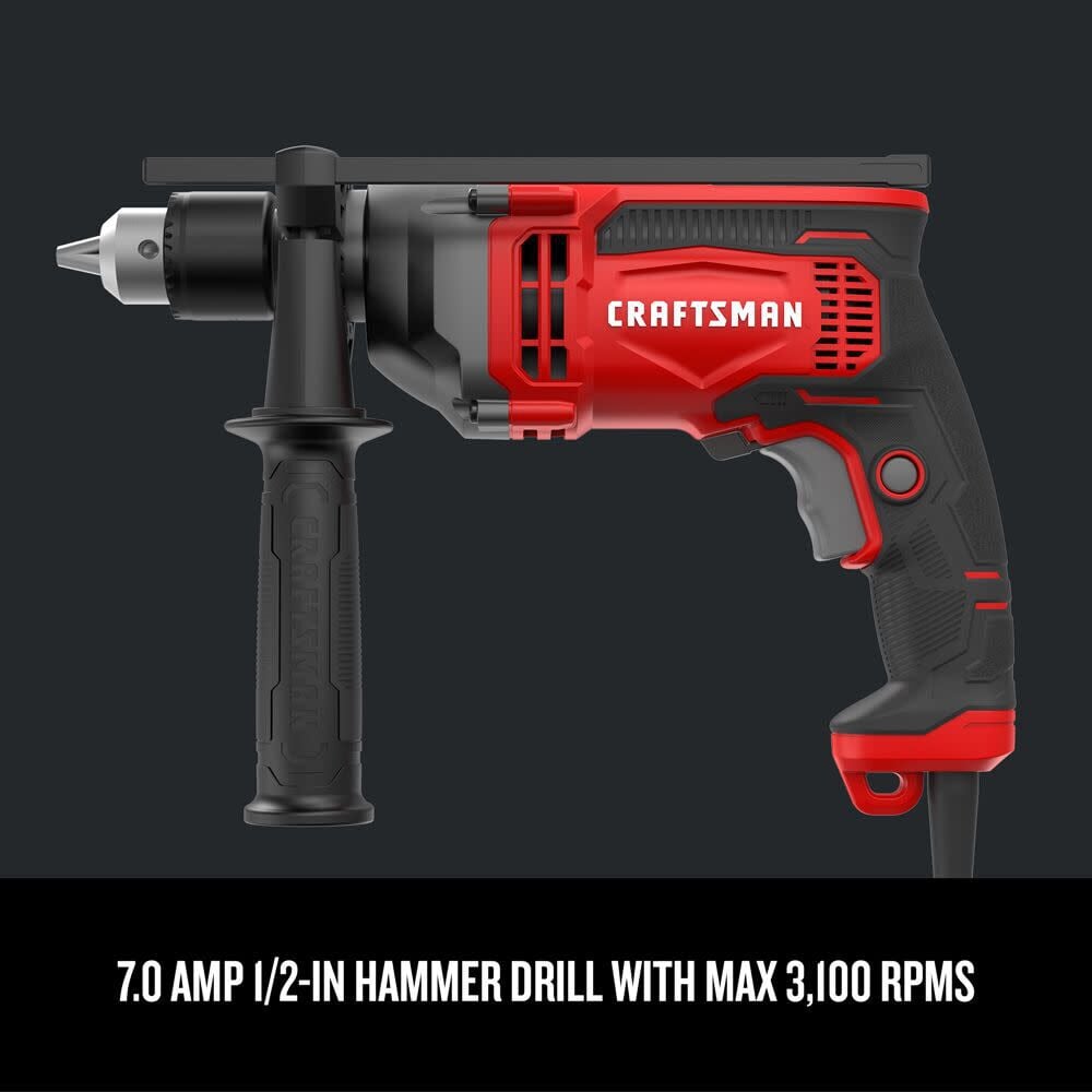 CRAFTSMAN 7 Amp 1/2 Inch Hammer Drill, large image number 3