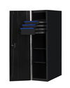 Extreme Tools RX Series 24 Inch W x 30 Inch D 3 Drawer and 3 Shelf Side Locker Black with Blue, small image number 3