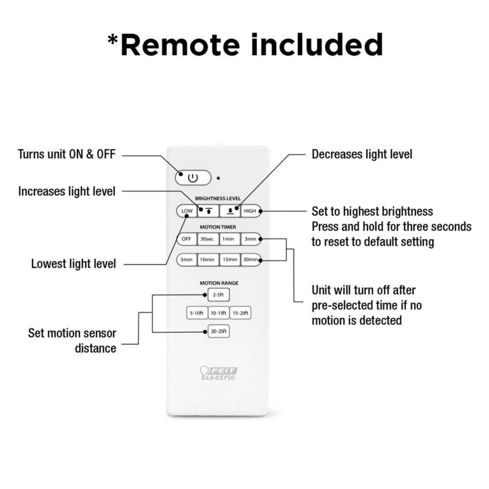 Feit Electric 4 Ft. Length 120V 55W 5000 Lumens Utility Light with Sensor White, large image number 10