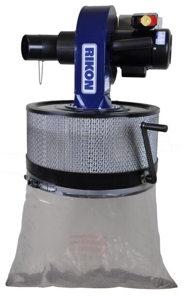 RIKON Wall-Mounted 1 HP Dust Collector