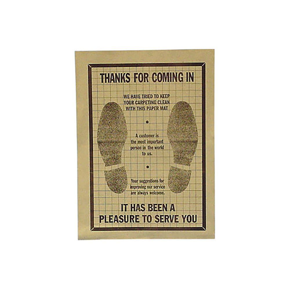 Johndow Paper Disposable Floor Mats 16 x 22 Inch 500 Pieces, large image number 2