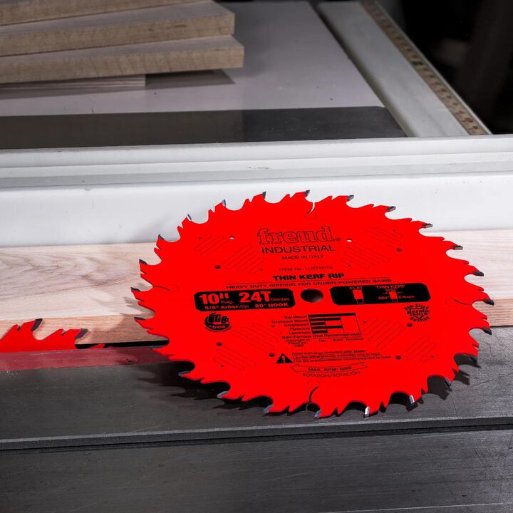 Freud 8 Inch Thin Kerf Rip Blade with Perma-SHIELD Coating, large image number 1