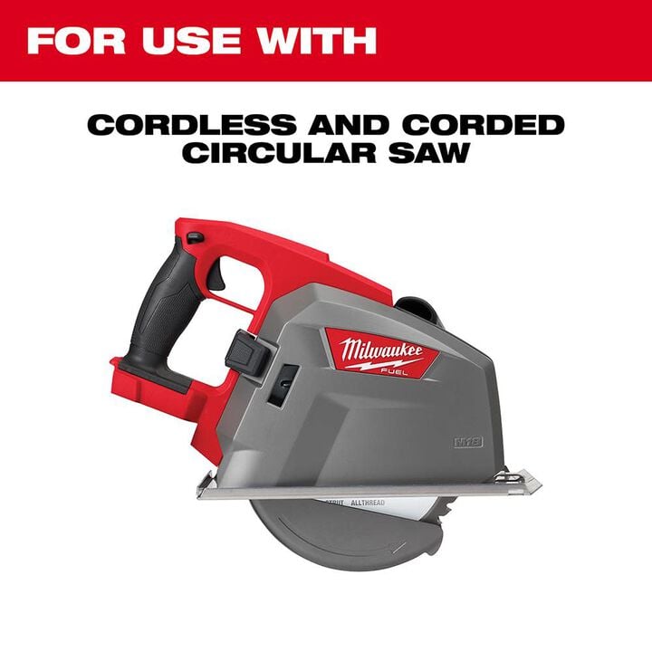 Milwaukee 8 Inch 50 Teeth Dry Cut Cermet Tipped Circular Saw Blade Bundle, 5 Pieces, large image number 2