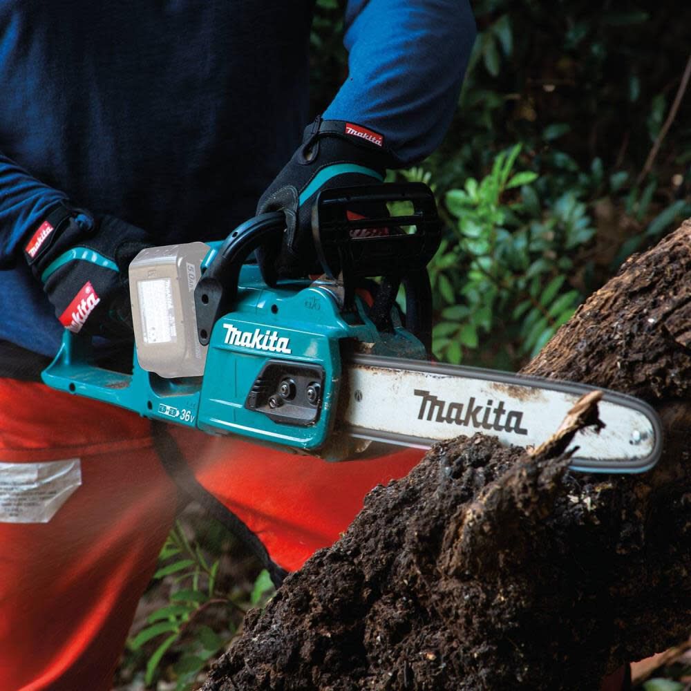 Makita 18V X2 36V LXT Lithium Ion Brushless Cordless 14in Chain Saw Bare Tool XCU07Z Acme Tools
