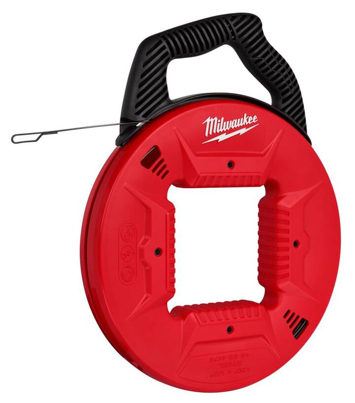 Milwaukee 120 Ft. 1/8 in. Steel Fish Tape, large image number 8