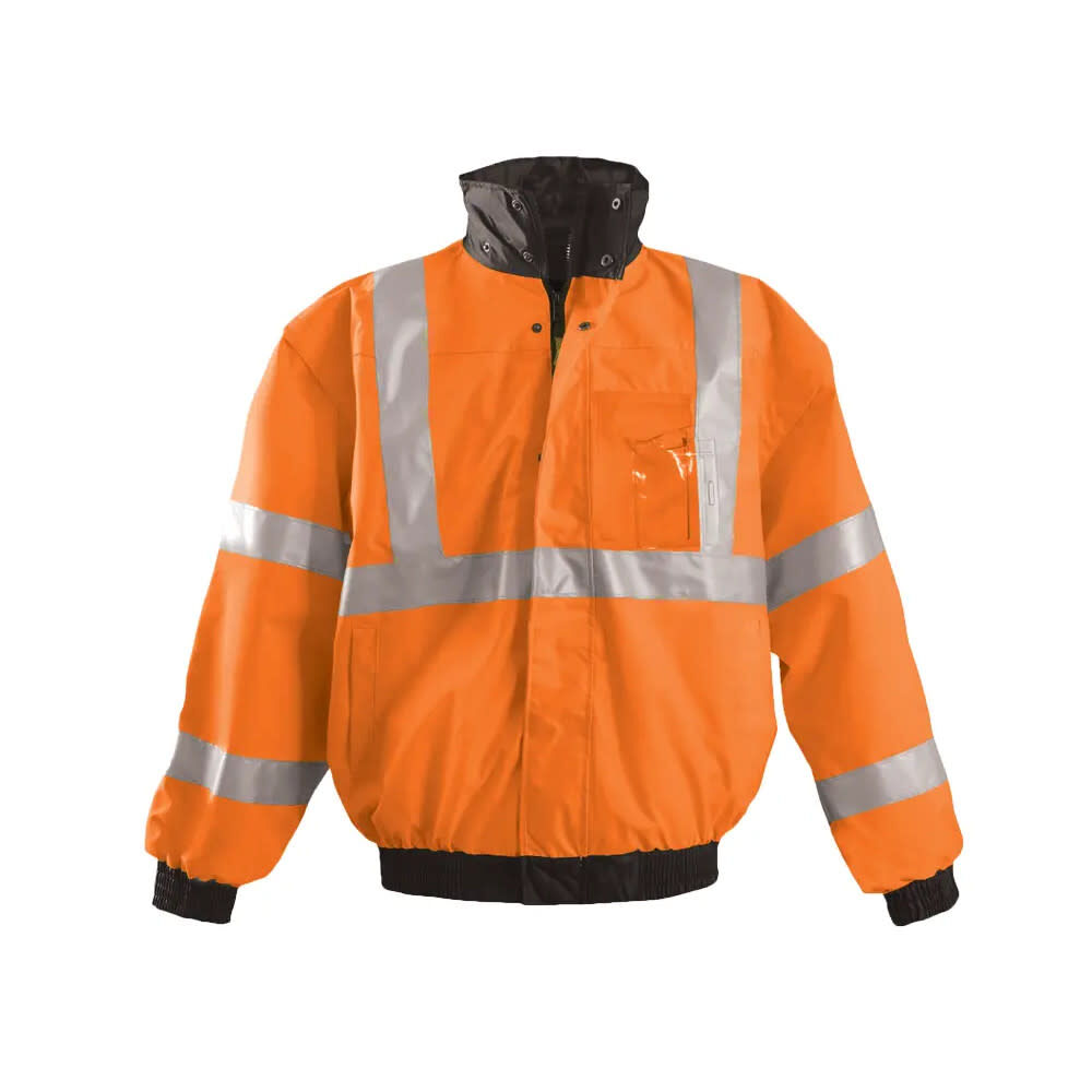 Occunomix Hi-Vis Orange Premium Four-Way Original Bomber Jacket 2X, large image number 1