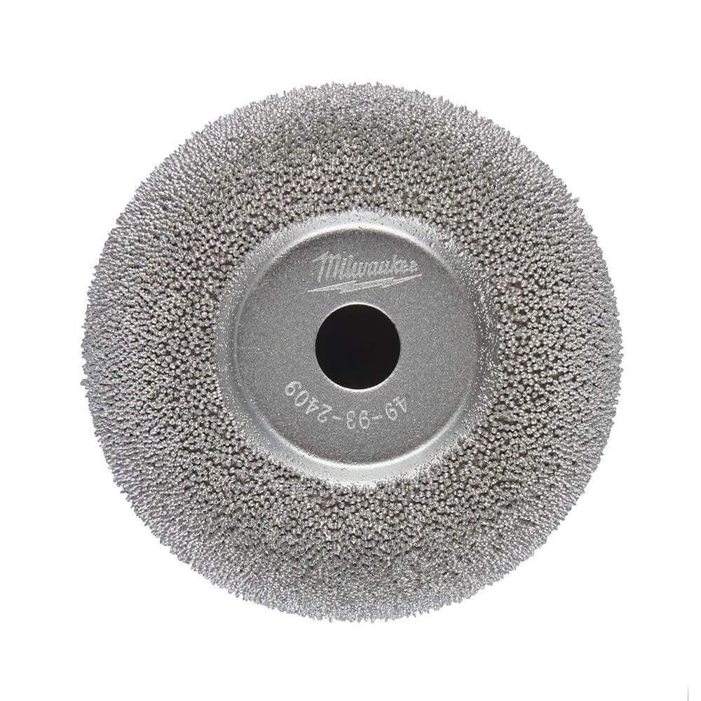 Milwaukee 2-1/2inch Flared Contour Buffing Wheel for M12 FUEL Low Speed Tire Buffer, large image number 1